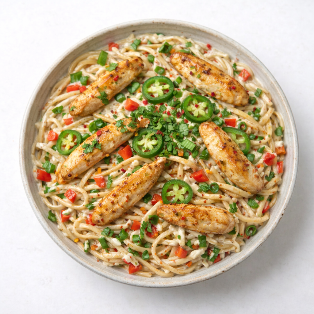 Mexican Chicken Chow Mein